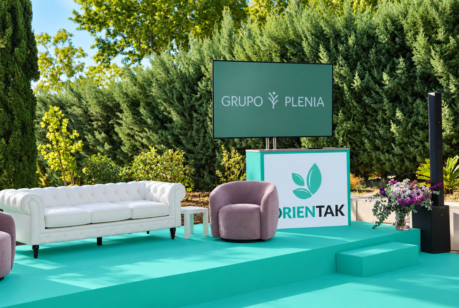 Inauguración de las nuevas instalaciones de Orientak en Madrid, Grupo Plenia